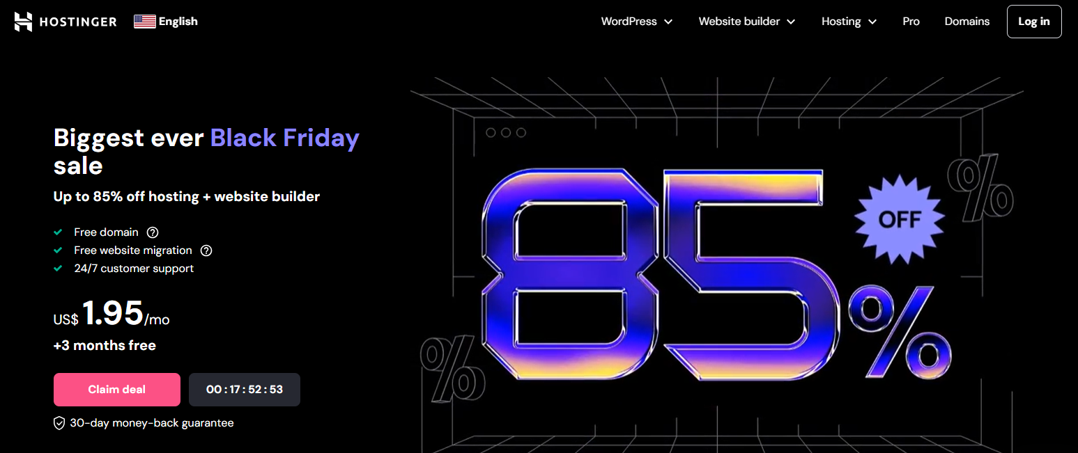 hostinger black friday