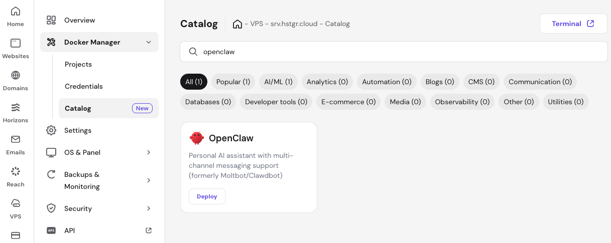Deploy OpenClaw